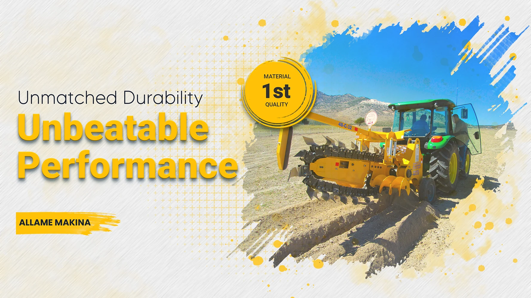 about trencher machine banner about trencher machine banner