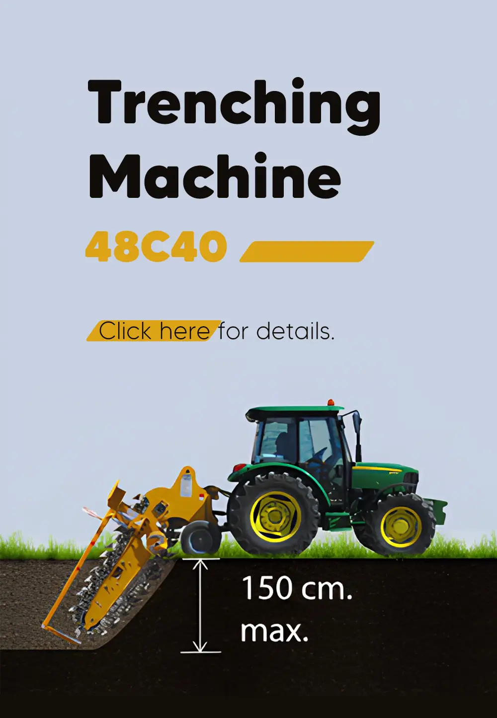 trenching machine 48c40 sidebar