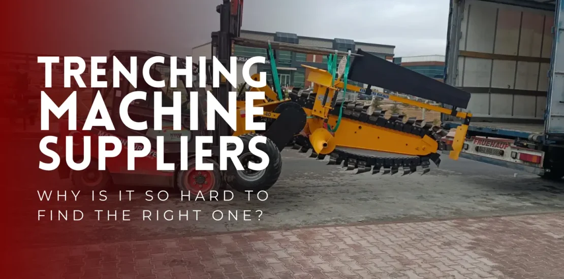 trenching machine suppliers