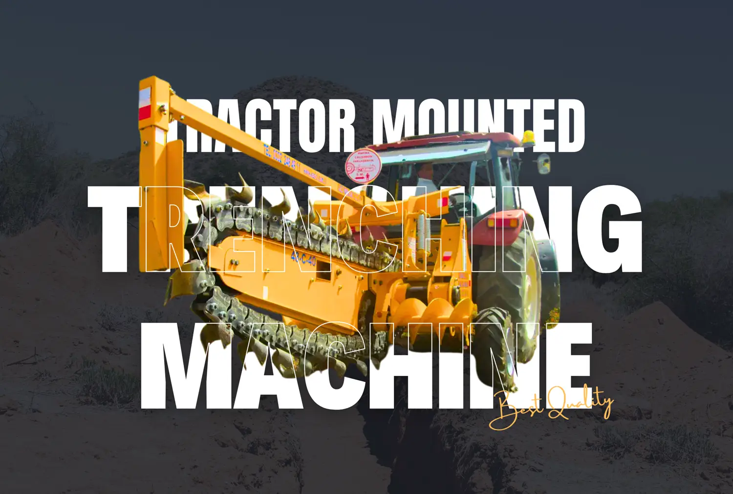 Tractor Mounted Trenching Machine: How to Use It for Faster Work Tractor Mounted Trenching Machine: How to Use It for Faster Work