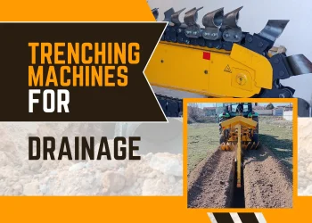 trenching machine for drainage
