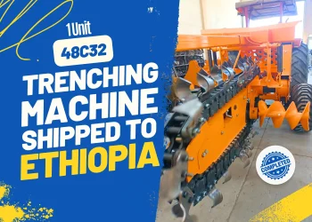 48C32 Crawler Trenching Machine Shipped to Ethiopia